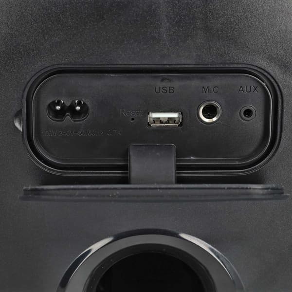 Nedis Bluetooth® Party Speaker | Maksimal batteritid: 5 timer | 150 W | Bære håndtak | Party lys | Linkable | Equalizer | Oransje / Sort