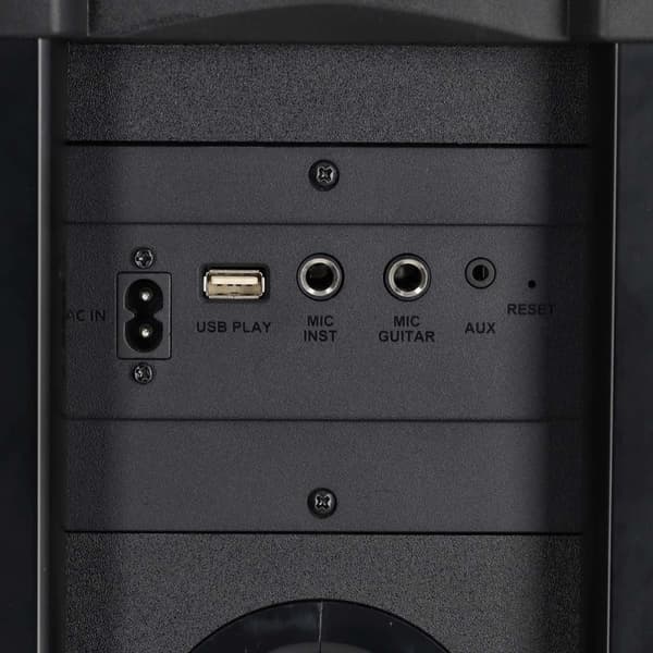 Nedis Bluetooth® Party Speaker | Maksimal batteritid: 5 timer | 240 W | Bære håndtak | Party lys | Equalizer | Oransje / Sort