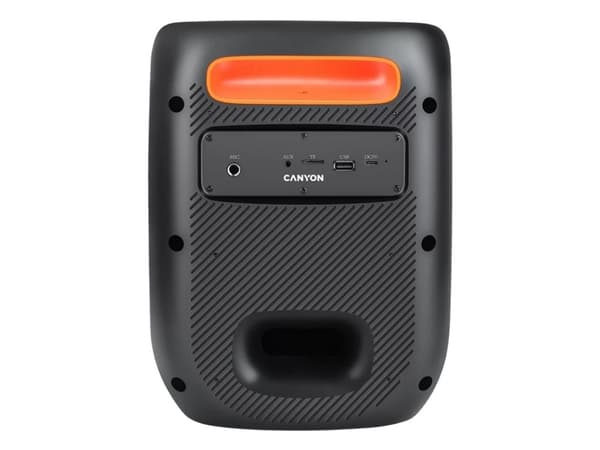 Canyon OnFun 5 - Partyhögtalare - för bärbar användning - trådlös - Bluetooth - 40 Watt - svart, orange
