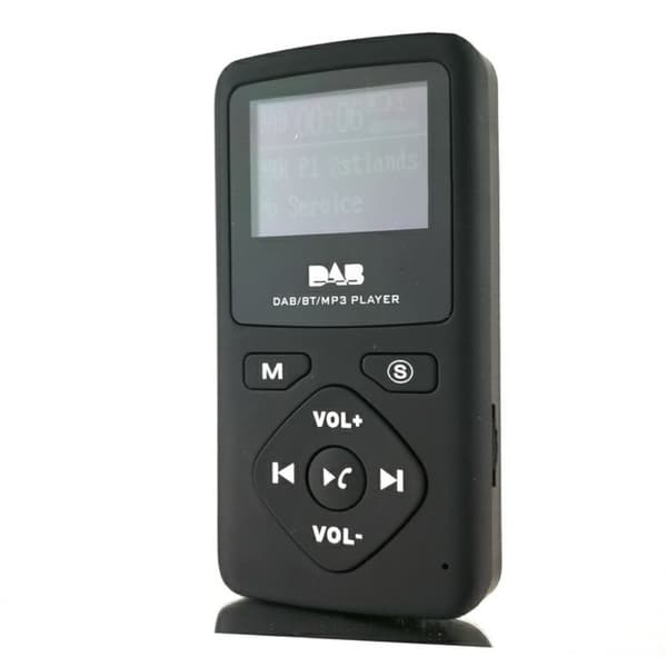 DAB Bluetooth Digital MP3-spiller Støtte FM-radio TF-kort
