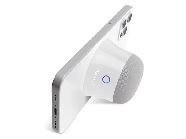 Ultron Mag-SoundMate - Högtalare - för bärbar användning - Bluetooth - vit