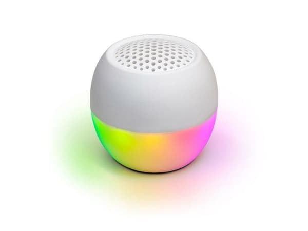 Boompods Soundflare - Høyttaler - for bærbar bruk - trådløs - Bluetooth - Appstyrt - 3 watt - hvit
