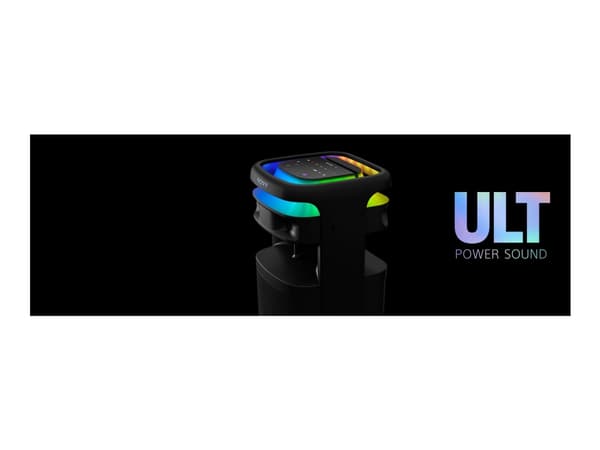 Sony ULT TOWER 10 - Ult Power Sound Series - partyhögtalare - trådlös - Bluetooth - Appkontrollerad - 3-vägs