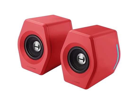HECATE G2000 - Högtalare - för persondator - trådlös - Bluetooth - 16 Watt (Total) - röd
