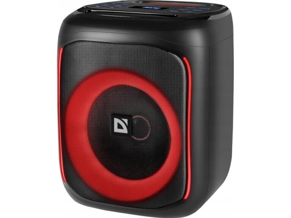 Defender BOOMER 50 Bluetooth-kaiutin 50W MP3/FM/SD/USB/AUX/TWS/LED/MIC KARAOKE musta
