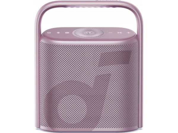 Soundcore A3131051, 40 W, Trådlös, 100 m, Bärbar stereohögtalare, Rosa, Knappar
