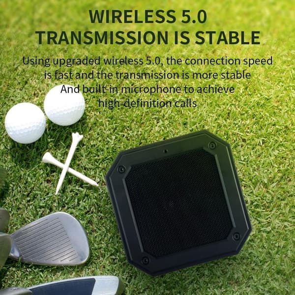 Magnetisk Bluetooth-højttaler Golfvogn Vandtæt subwoofer mikrofon