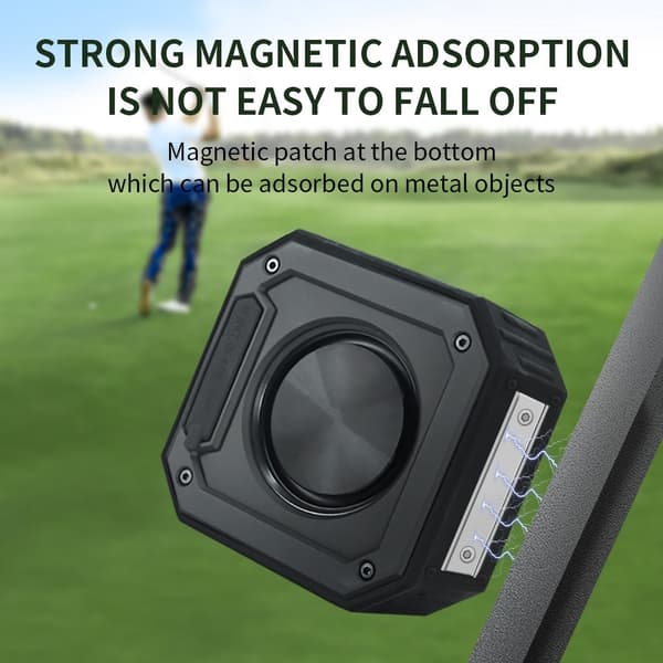 Magnetisk Bluetooth-højttaler Golfvogn Vandtæt subwoofer mikrofon