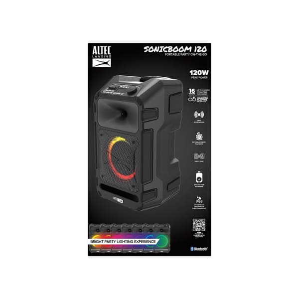 Altec Lansing Kaiutin IMT9000 SonicBoom120 Partyspeaker Musta