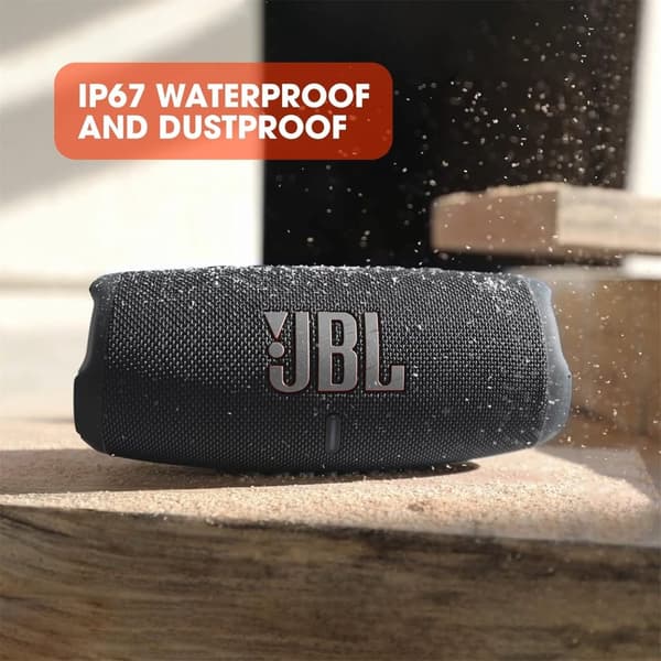 JBL Charge 5 - Bærbar Bluetooth-højttaler med Dybbas IP67 Vandtæt 20 Timers