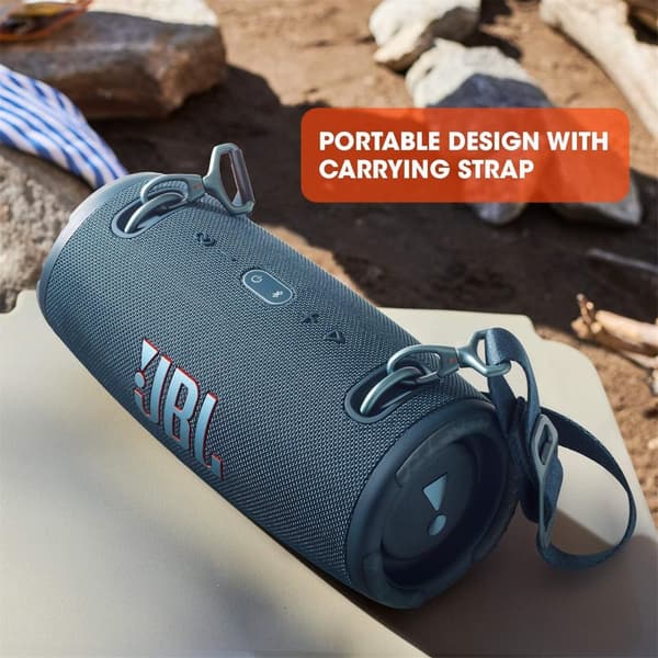 JBL Xtreme 3 - Trådlös Bärbar Vattentät Högtalare med Bluetooth och Laddningskabel