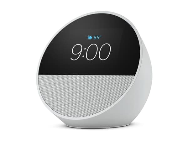 Amazon Echo Spot - Smarthøyttaler - LCD 2.83" - Bluetooth, Wi-Fi - Appstyrt - Isbrehvit