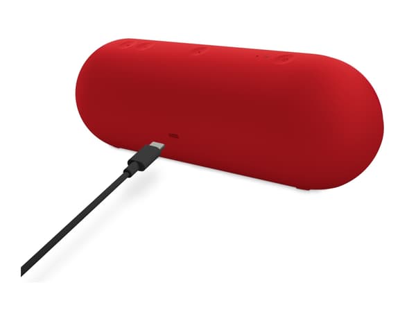 Beats Pill - kaiutin - kannettava - langaton - Bluetooth - sovellusohjattu - lausunto punainen