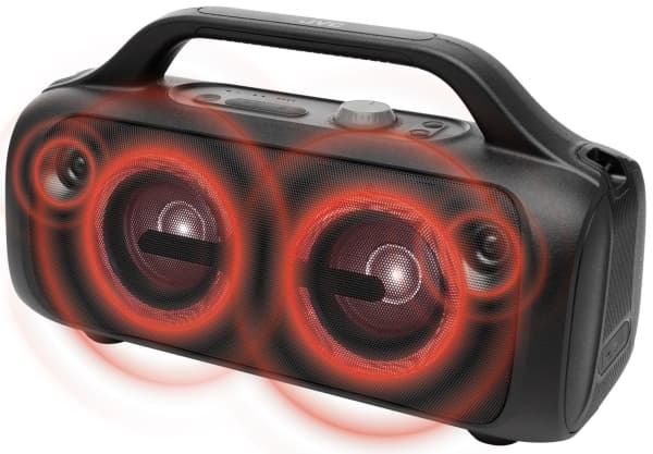 JVC XS-E843 Bluetooth-högtalare svart