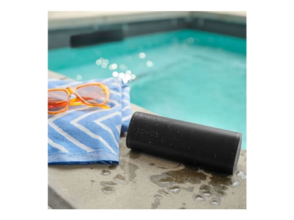 Sonos Roam 2 - Smarthøyttaler - for bærbar bruk - Bluetooth, Wi-Fi - Appstyrt - toveis - svart
