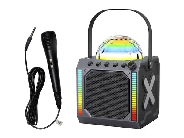Denver BTM-618 Bluetooth®-högtalare USB, AUX Svart Svart