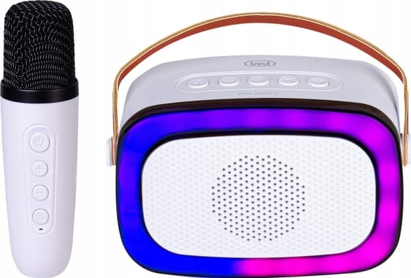 Trevi XR 8A01 MINI PARTY, 10 W, Kabel & Trådlös, USB Type-C, Vit, Universal, MP3