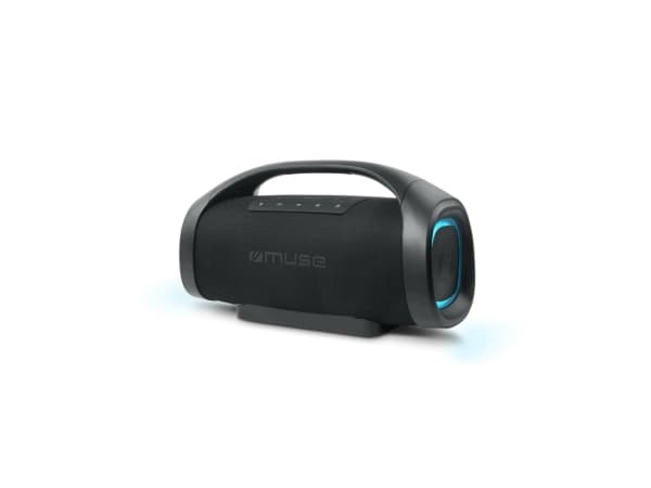 Muse M-980 BT, 300 W, Kabel & Trådlös, USB Type-C, 2.1 bärbart högtalarsystem, Svart, Cylinder