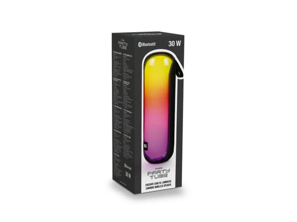 BigBen PARTY TUBE - Høyttaler - for bærbar bruk - trådløs - Bluetooth - 30 watt - svart