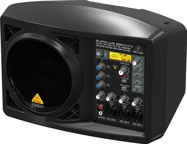 Behringer B207MP3, 150 W, 16,5 cm (6,5"), 356 mm, 254 mm, 218 mm, 5,1 kg