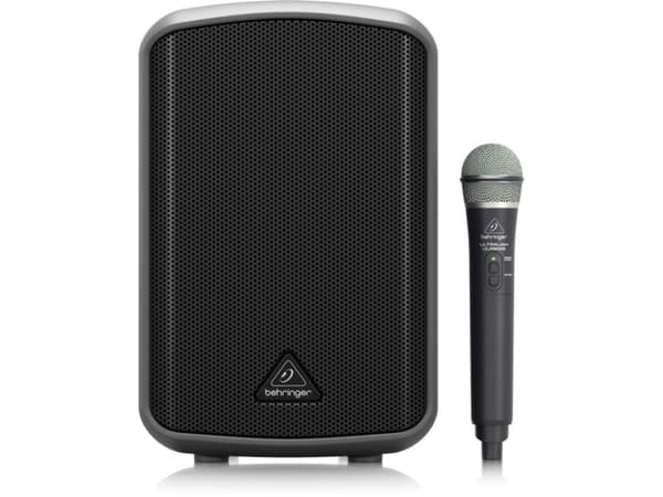Behringer EUROPORT MPA100BT, 2-veis, 100 W, D, Sort, LCD, Trådløs