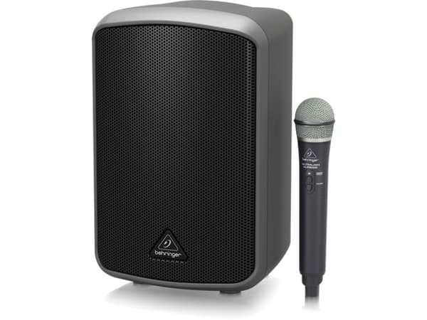 Behringer EUROPORT MPA100BT, 2-veis, 100 W, D, Sort, LCD, Trådløs Sort