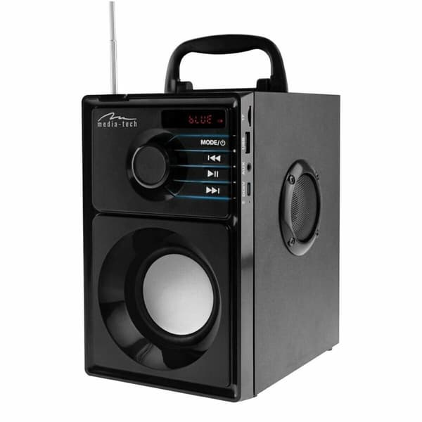 Bærbare Bluetooth-højttalere Media Tech MT3179 Sort 15 W