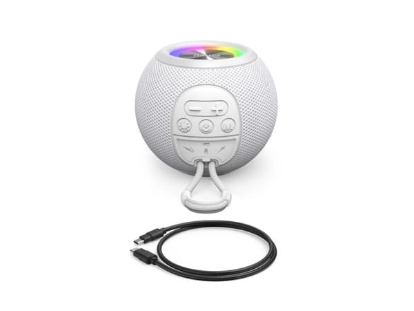 Hama 00188238, 5 W, Ledning & Trådløs, A2DP, AVCTP, HFP, HSP, L2CAP, 10 m, Bærbar monohøyttaler, Hvit