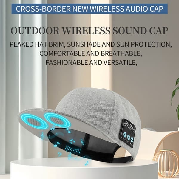 YX2 Hat Cap Langaton Bluetooth-kuulokemusiikkikaiutin Smart Cap