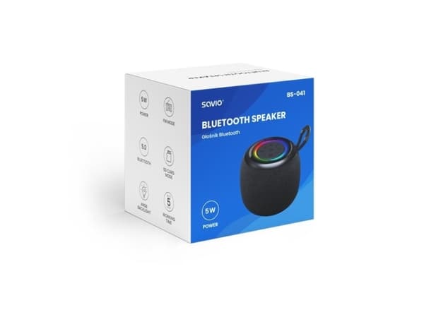 Trådlös Bluetooth-högtalare 5W, BS-041, Svart