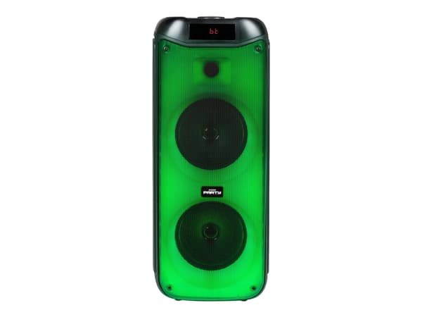 BigBen PARTY High Power L - Partyhögtalare - för bärbar användning - trådlös - Bluetooth - svart