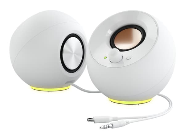 Creative Pebble SE RGB Stereokaiutin, valkoinen