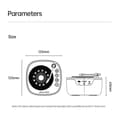 Miniatyrbillede 7 af 7: White Noise Bluetooth Speaker TWS Subwoofer Søvnhjælp med 12 beroligende lyde