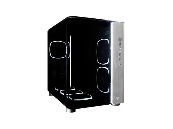 Montech KING 95 Ultra, Tower Case (silver/black, Tempered Glass x 2) Gjuten aluminium, Svart
