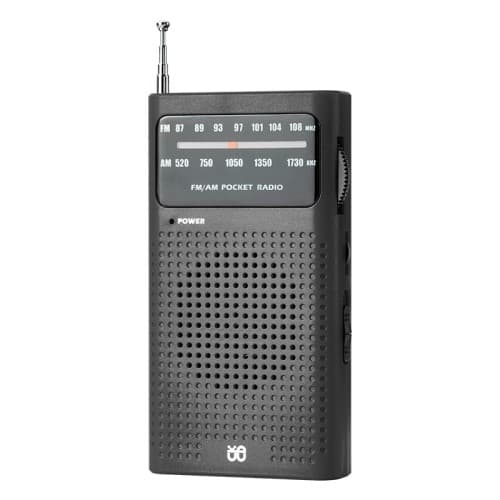Täyskanavainen kaksitaajuusradio FM/AM kannettava radio, akkukäyttöinen