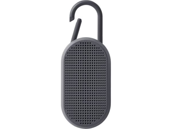 Głośnik Lexon Lexon Mino T Waterproof Speaker with Stand and Carabiner Gray/Grey LA124G