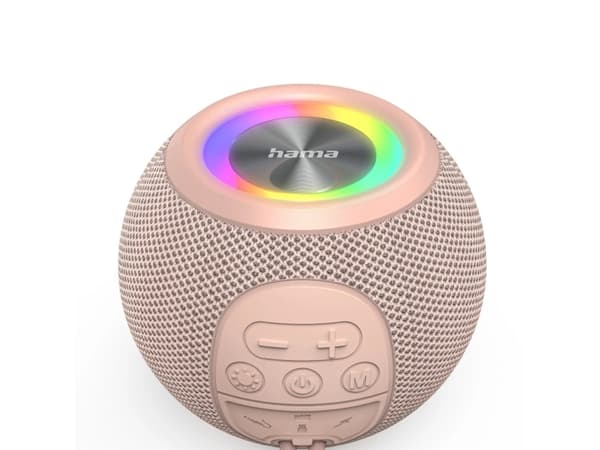 Hama 00188240, 5 W, Ledning & Trådløs, A2DP, AVCTP, HFP, HSP, L2CAP, 10 m, Bærbar monohøyttaler, Rosa