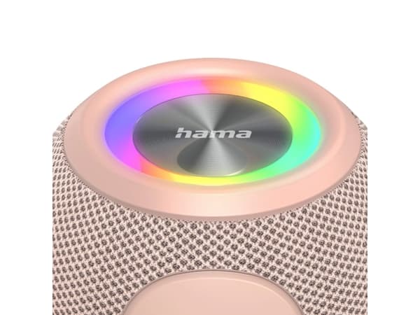 Hama 00188240, 5 W, Ledning & Trådløs, A2DP, AVCTP, HFP, HSP, L2CAP, 10 m, Bærbar monohøyttaler, Rosa