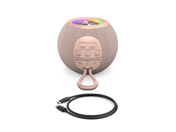 Hama 00188240, 5 W, Ledning & Trådløs, A2DP, AVCTP, HFP, HSP, L2CAP, 10 m, Bærbar monohøyttaler, Rosa