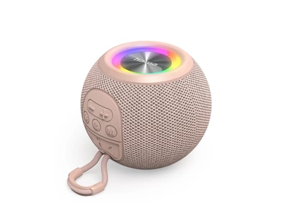 Hama 00188240, 5 W, Kabel & Trådlös, A2DP, AVCTP, HFP, HSP, L2CAP, 10 m, Bärbar monohögtalare, Rosa Rosa