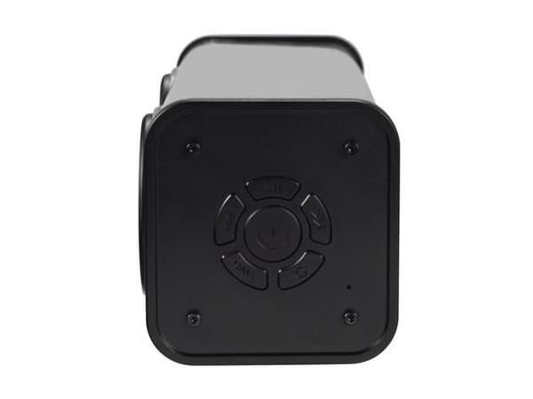 STREETZ genomskinlig Bluetooth-högtalare med TWS och LED-ljuseffekter / 6612078 / S310-BLK