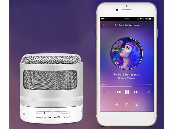 Trådlös Bluetooth-högtalare med FM-radio och USB