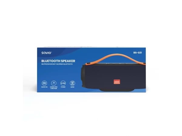 Savio BS-021, 10 W, 5 W, 120 - 20000 Hz, 3 ohm (O), langaton, 10 m Sininen