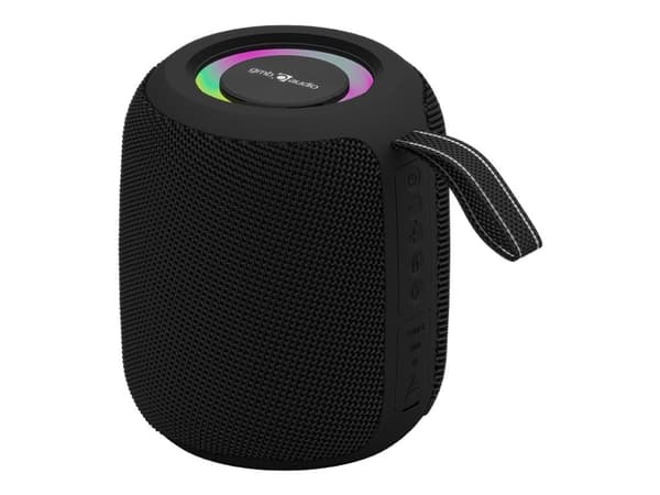 Bärbar högtalare|GEMBIRD|svart|bärbar/trådlös|Bluetooth|SPK-BT-LED-05-BK