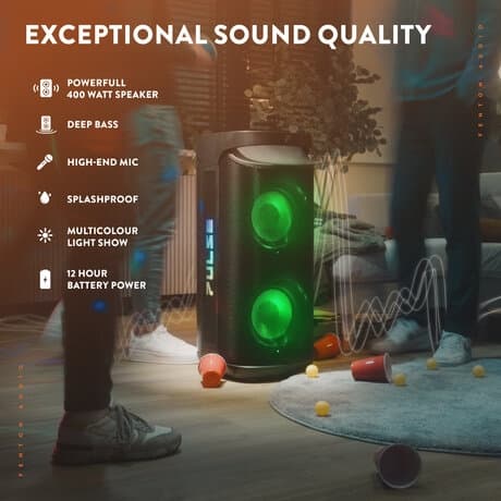 Fenton Pulse200 Party speaker - festhögtalare med ljusshow