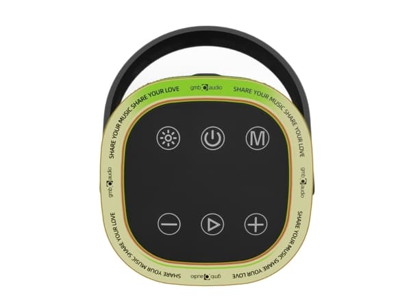 Datamaskinhøyttalere Bærbar høyttaler|GEMBIRD|Bærbar/trådløs|Bluetooth|SPK-BT-LED-06