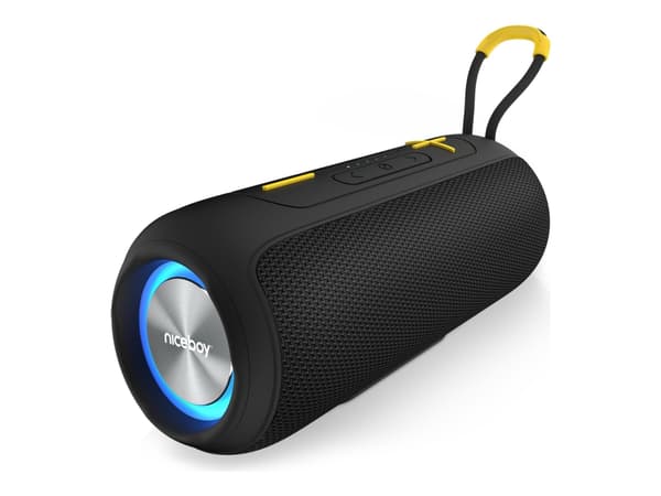 Niceboy RAZE Supersonic XL - Høyttaler - for bærbar bruk - trådløs - Bluetooth - 24 watt Sort