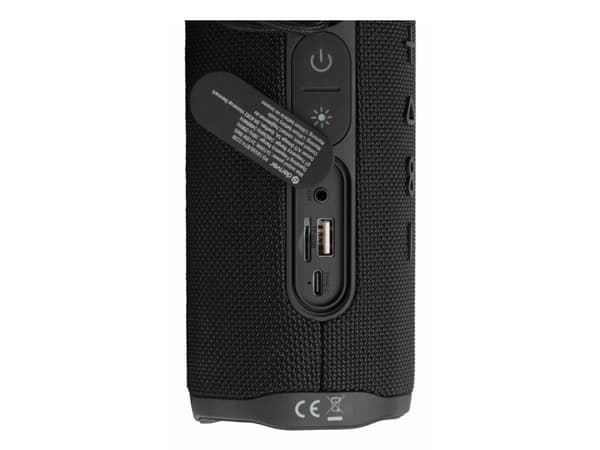 Denver BTV-223B BLACK, 20 W, 2 W, Trådløs, Sort, Cylinder, Knapper