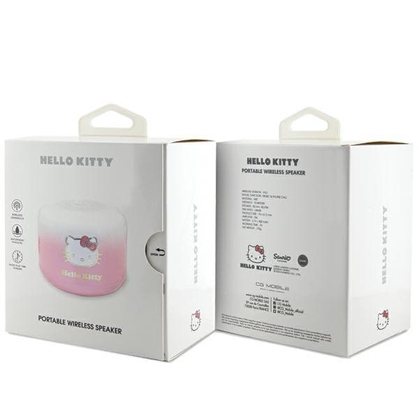 Hello Kitty Högtalare Bluetooth 5.0 Electroplate Gradient - Rosa