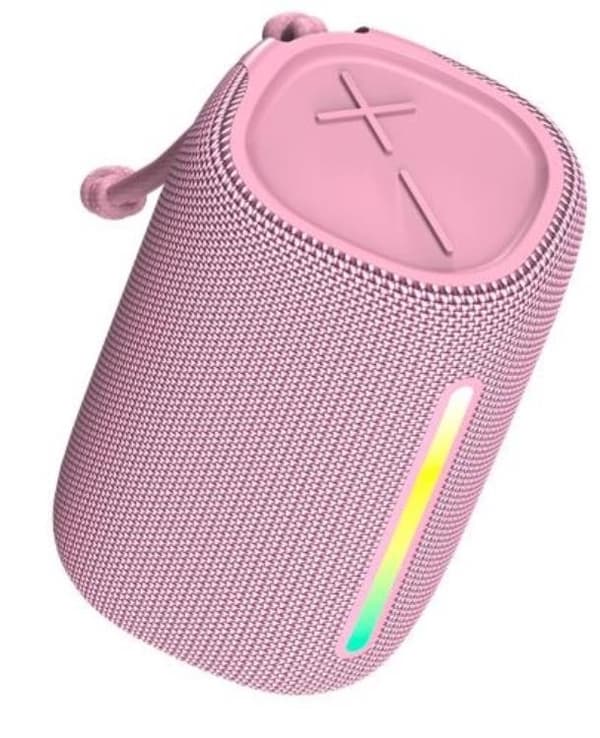 Forever Trådlös Högtalare Bluetooth 10W BS-10 LED - Rosa